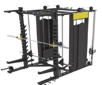 Entrenador Funcional + Smith + Rack 3 en 1