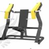 áquina de Press de Pecho Plano Profesional para Gimnasio Fondo Blanco