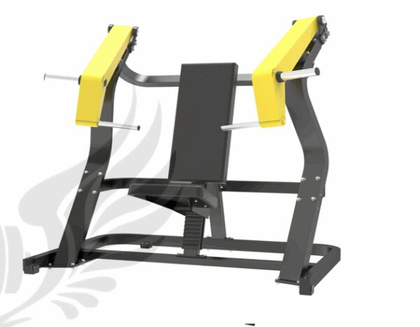 áquina de Press de Pecho Plano Profesional para Gimnasio Fondo Blanco