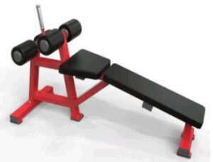 Banco abdominal ajustable